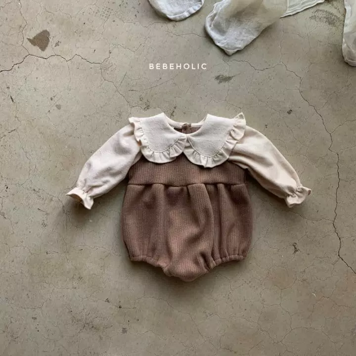 Bebe Holic - Korean Baby Fashion - #babyootd - Frill Knit Bodysuit - 11