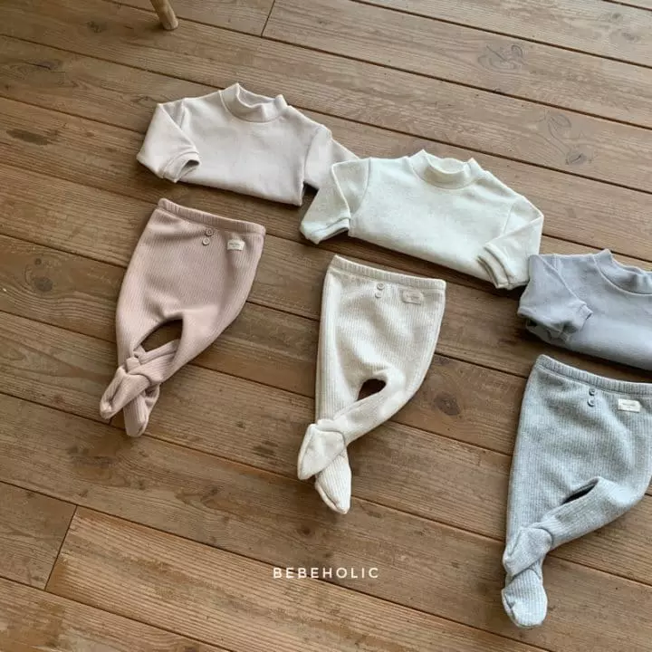 Bebe Holic - Korean Baby Fashion - #babyoutfit - Berry Foot Leggings
