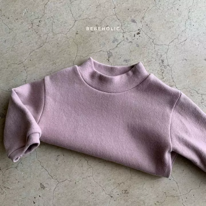Bebe Holic - Korean Baby Fashion - #babyoutfit - Half Turtleneck Tee - 8