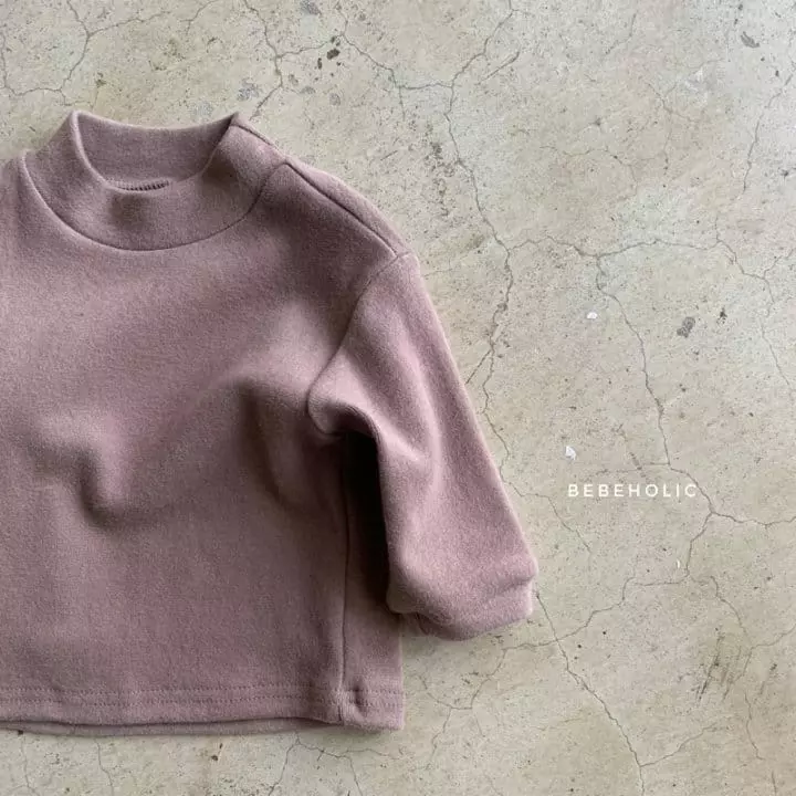 Bebe Holic - Korean Baby Fashion - #babyoutfit - Half Turtleneck Tee - 9