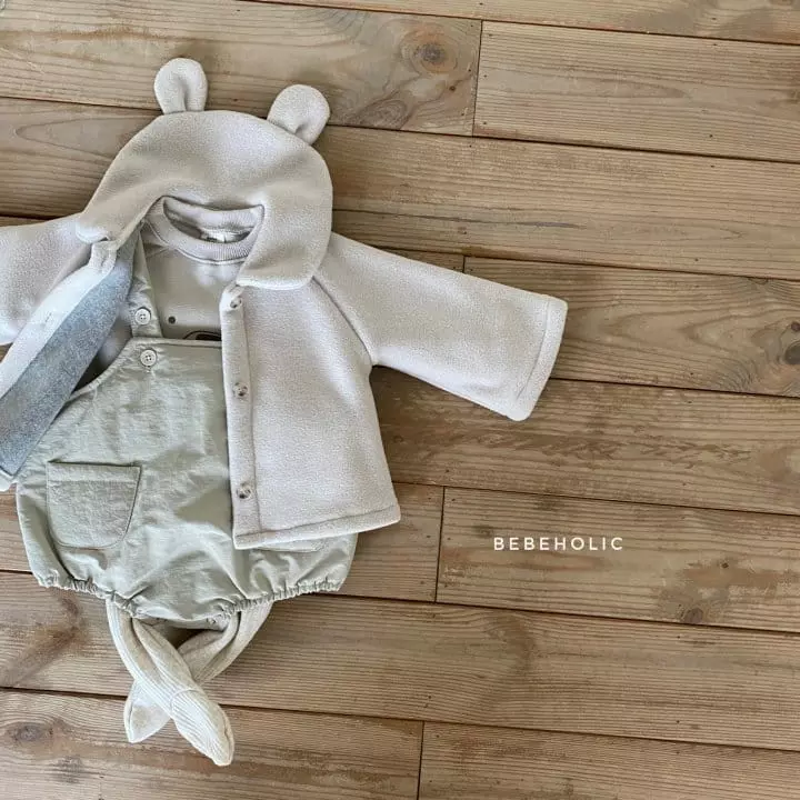 Bebe Holic - Korean Baby Fashion - #babyootd - Animal Cardigan - 4
