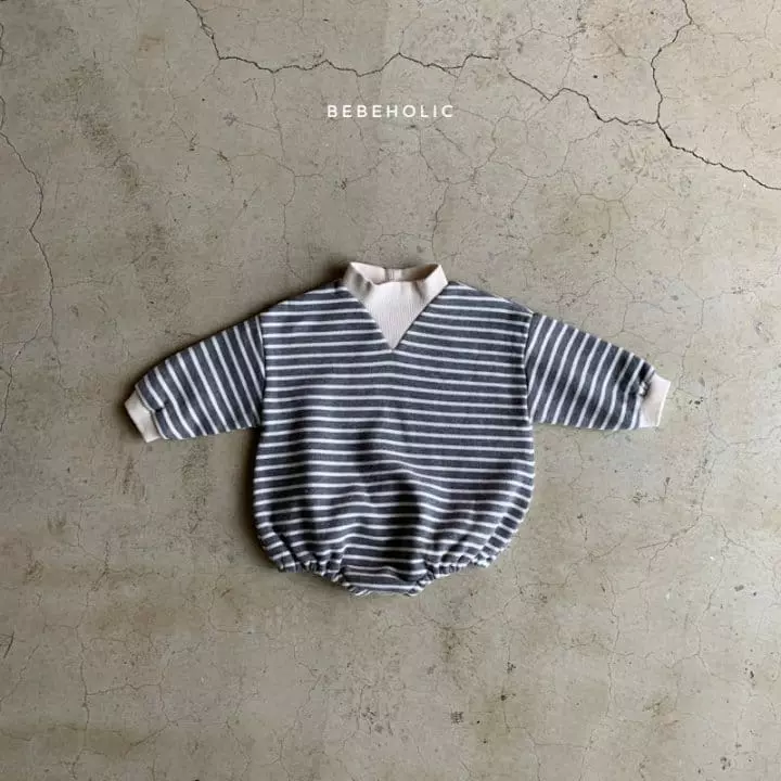 Bebe Holic - Korean Baby Fashion - #babyoutfit - Half Turtleneck Bodysuit - 11