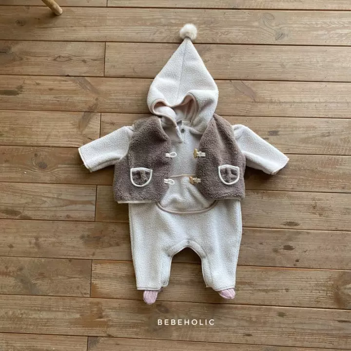 Bebe Holic - Korean Baby Fashion - #babyoutfit - Puff Bell Bodysuit - 4