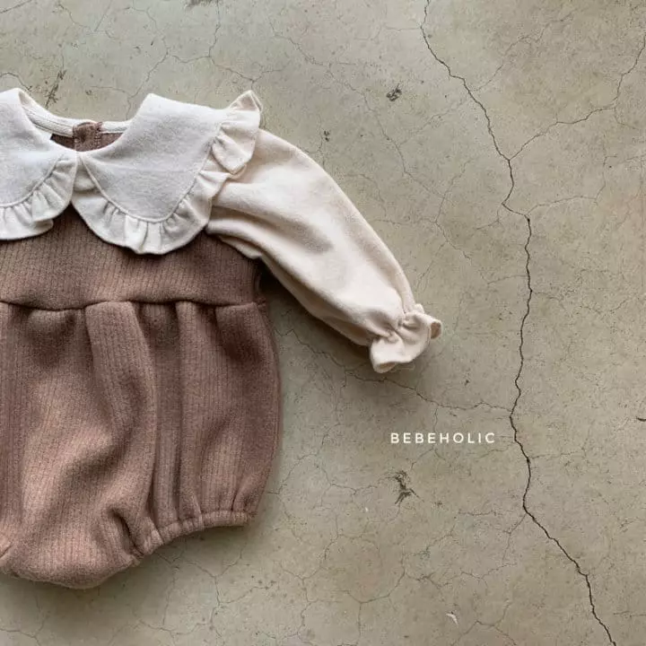 Bebe Holic - Korean Baby Fashion - #babyoutfit - Frill Knit Bodysuit - 12