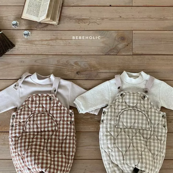 Bebe Holic - Korean Baby Fashion - #babywear - Circle Dungarees Bodysuit