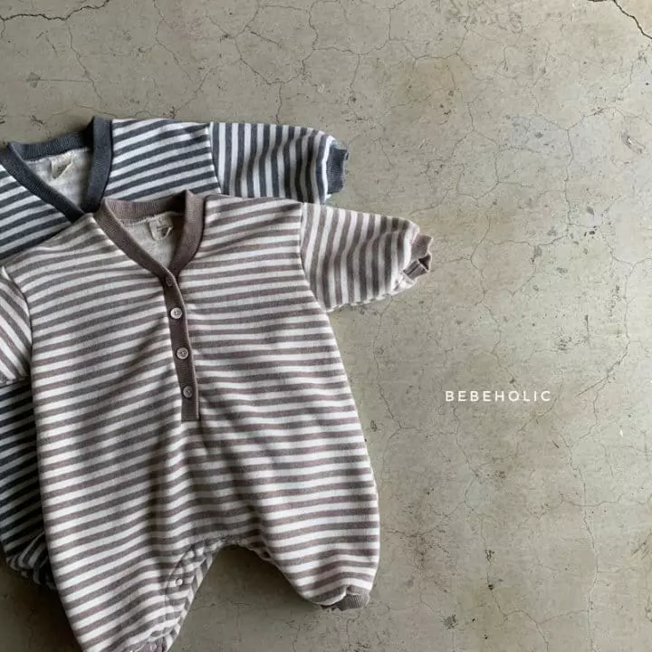 Bebe Holic - Korean Baby Fashion - #babywear - Win Stripes Bodysuit - 8