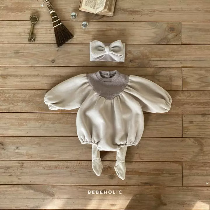 Bebe Holic - Korean Baby Fashion - #babywear - High Neck Bodysuit - 3