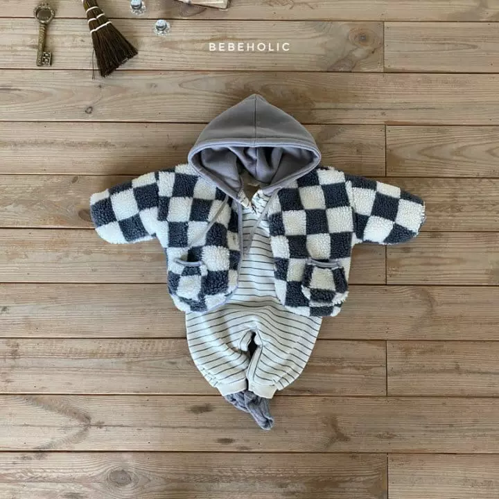 Bebe Holic - Korean Baby Fashion - #onlinebabyboutique - Fleece Jumper Square - 5