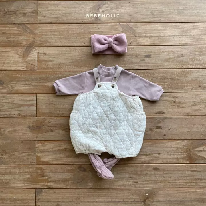 Bebe Holic - Korean Baby Fashion - #babywear - Quilting Bodysuit - 4