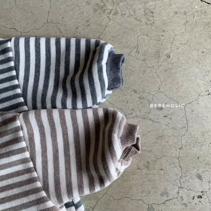 Bebe Holic - Korean Baby Fashion - #onlinebabyboutique - Win Stripes Bodysuit - 9