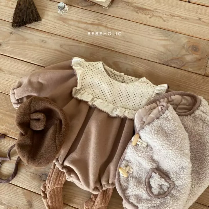 Bebe Holic - Korean Baby Fashion - #onlinebabyboutique - Dot Frill Bodysuit - 5