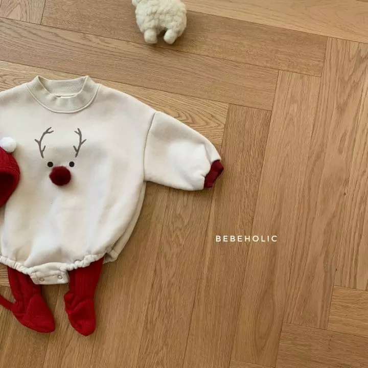 Bebe Holic - Korean Baby Fashion - #onlinebabyboutique - Rudolf Bodysuit with Bonnet - 5
