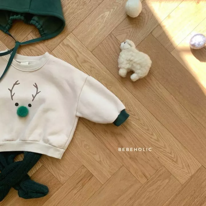 Bebe Holic - Korean Baby Fashion - #onlinebabyboutique - Rudolf Sweatshirt - 3