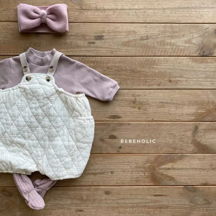 Bebe Holic - Korean Baby Fashion - #onlinebabyshop - Quilting Bodysuit - 5