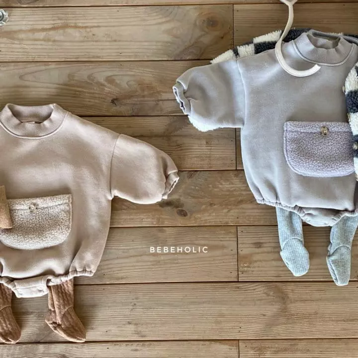 Bebe Holic - Korean Baby Fashion - #onlinebabyshop - Pocket Bodysuit