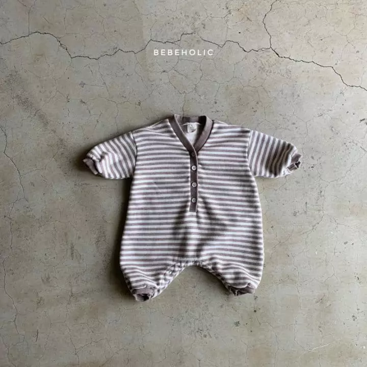 Bebe Holic - Korean Baby Fashion - #onlinebabyshop - Win Stripes Bodysuit - 10