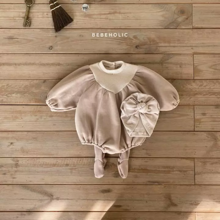 Bebe Holic - Korean Baby Fashion - #onlinebabyshop - High Neck Bodysuit - 5