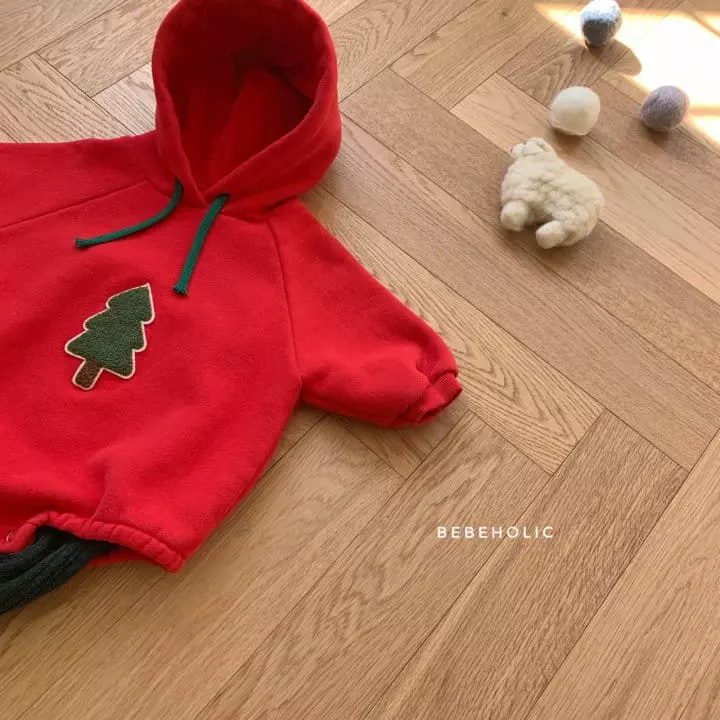 Bebe Holic - Korean Baby Fashion - #onlinebabyshop - Tree Hoody Bodysuit - 5