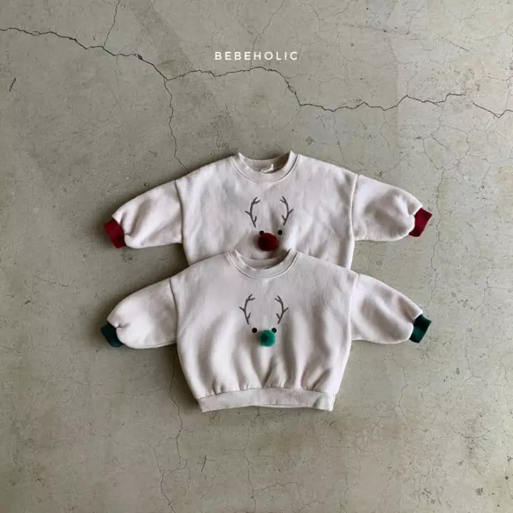 Bebe Holic - Korean Baby Fashion - #onlinebabyboutique - Rudolf Sweatshirt - 4