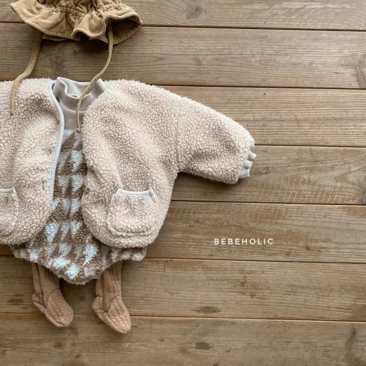 Bebe Holic - Korean Baby Fashion - #onlinebabyshop - Fleece Jumper Simple - 7