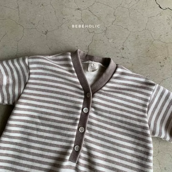 Bebe Holic - Korean Baby Fashion - #smilingbaby - Win Stripes Bodysuit - 11