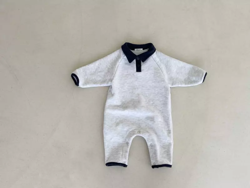 Bebe Nine - Korean Baby Fashion - #babyboutique - Collar Fleece Overalls - 7