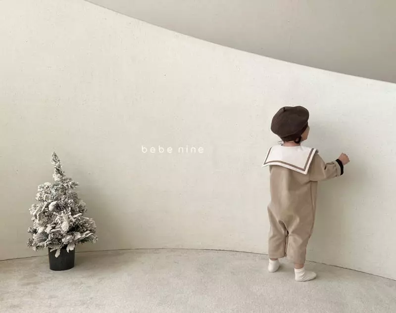 Bebe Nine - Korean Baby Fashion - #babyboutique - Fleece Rib Sailor Overalls - 5