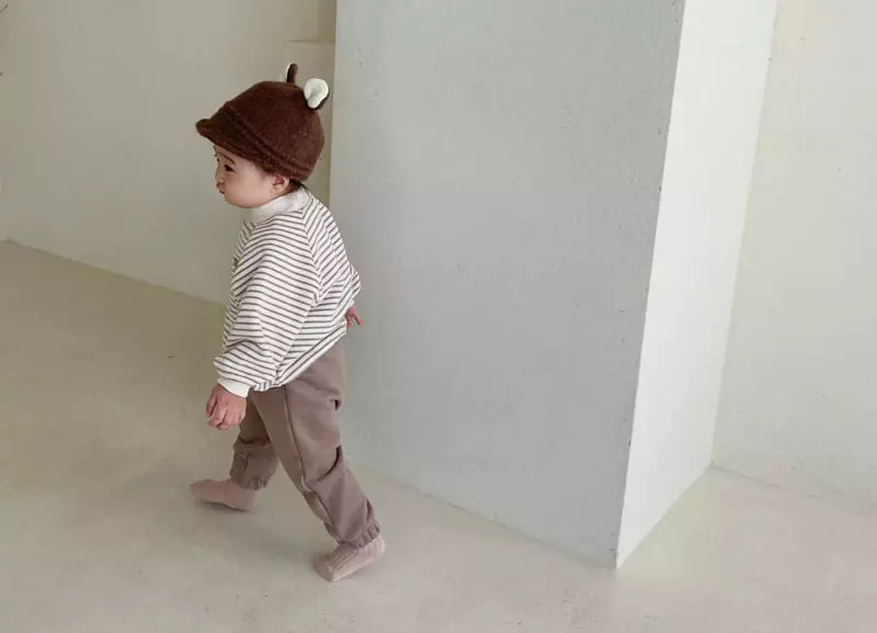 Bebe Nine - Korean Baby Fashion - #babyboutique - Choco Hime Top Bottom Set