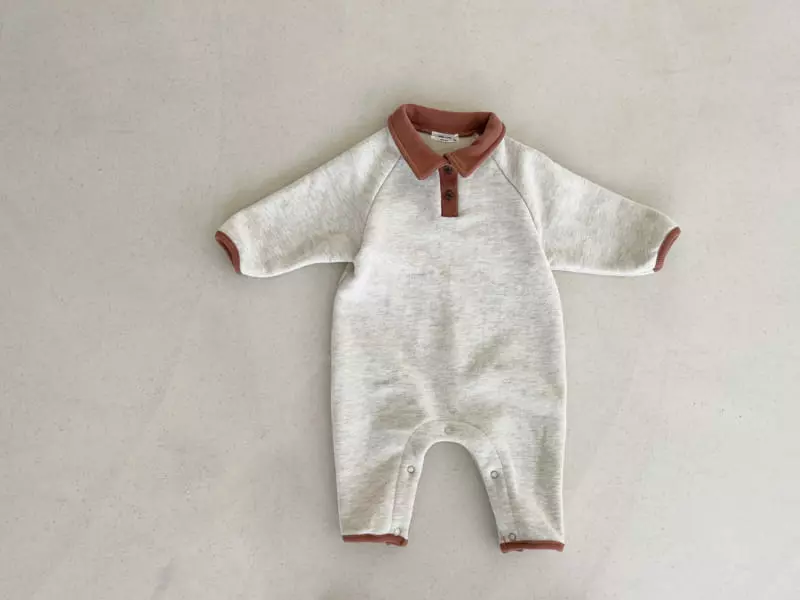Bebe Nine - Korean Baby Fashion - #babyboutiqueclothing - Collar Fleece Overalls - 8