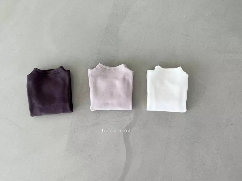 Bebe Nine - Korean Baby Fashion - #babyboutiqueclothing - Half Turtleneck Tee - 2
