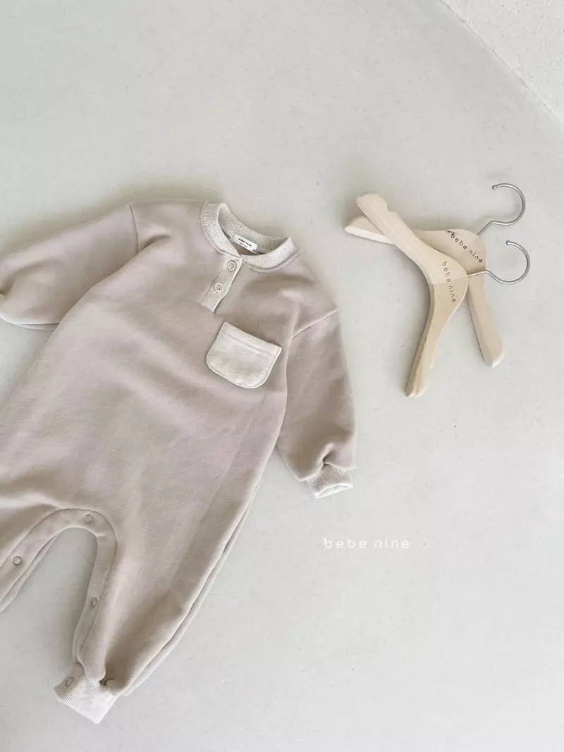 Bebe Nine - Korean Baby Fashion - #babyclothing - Pocker Fleece overalls - 8