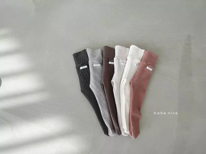 Bebe Nine - Korean Baby Fashion - #babyclothing - Fleece Stomach Leggings - 5