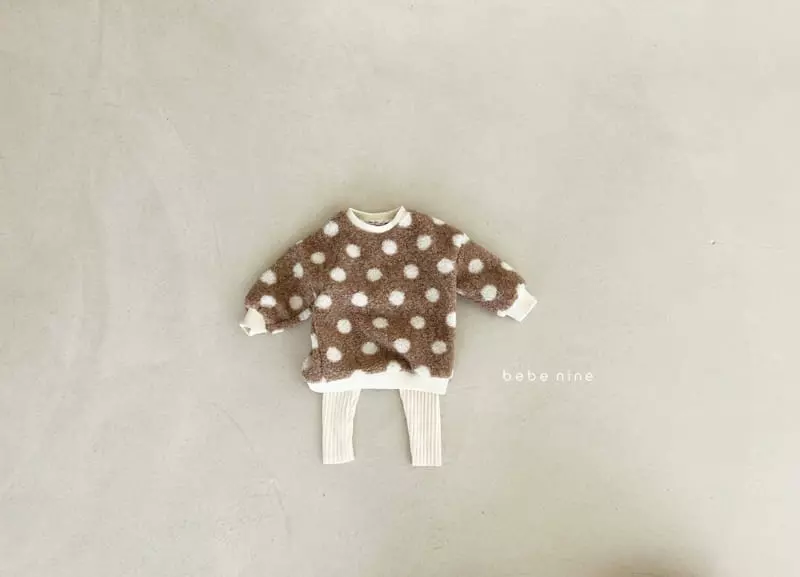 Bebe Nine - Korean Baby Fashion - #babyfever - Circle Bbogle Sweatshirt - 6