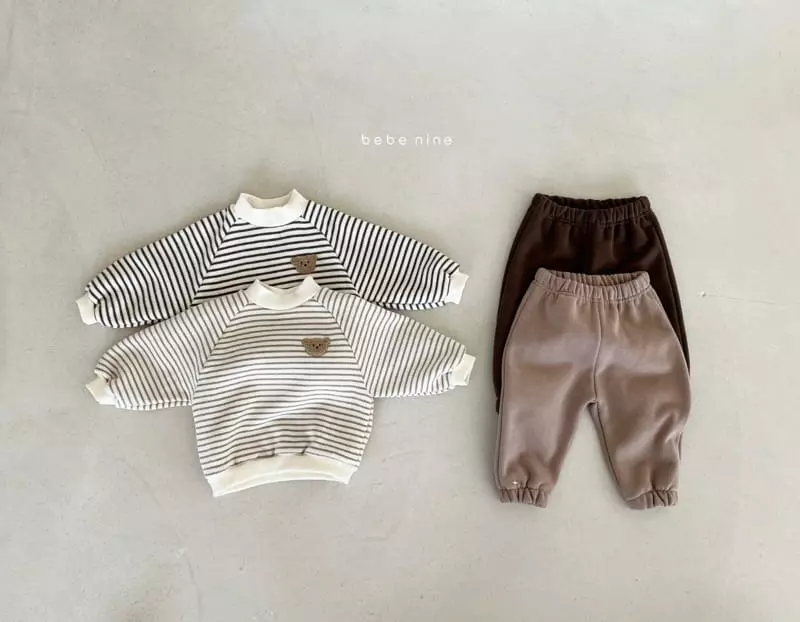 Bebe Nine - Korean Baby Fashion - #babyfever - Choco Hime Top Bottom Set - 5