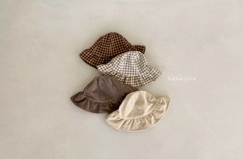 Bebe Nine - Korean Baby Fashion - #babyfever - bucket Hat Rib hat
