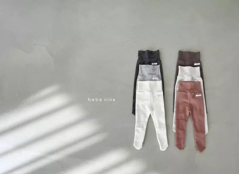 Bebe Nine - Korean Baby Fashion - #babyfever - Fleece Stomach Leggings - 7