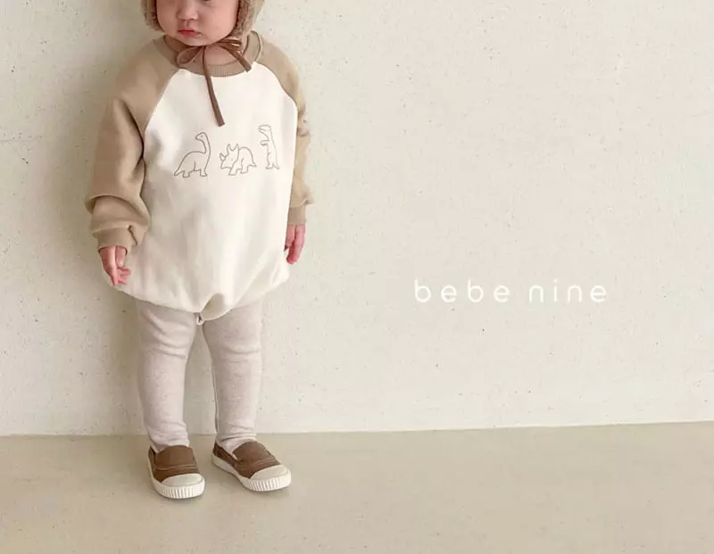 Bebe Nine - Korean Baby Fashion - #babyfever - Chorr Dino Bodysuit - 3