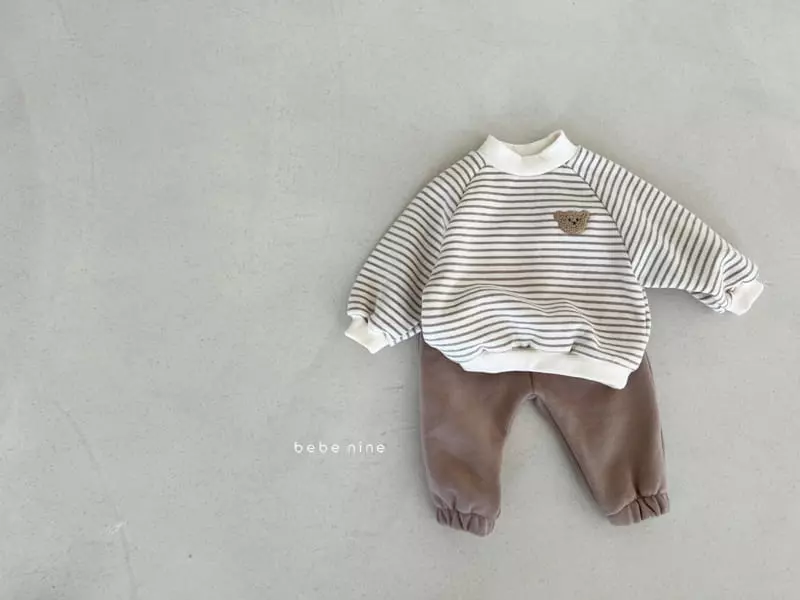 Bebe Nine - Korean Baby Fashion - #babygirlfashion - Choco Hime Top Bottom Set - 6