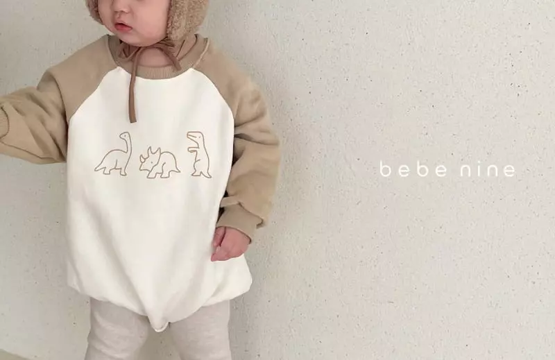 Bebe Nine - Korean Baby Fashion - #babyfever - Chorr Dino Bodysuit - 4