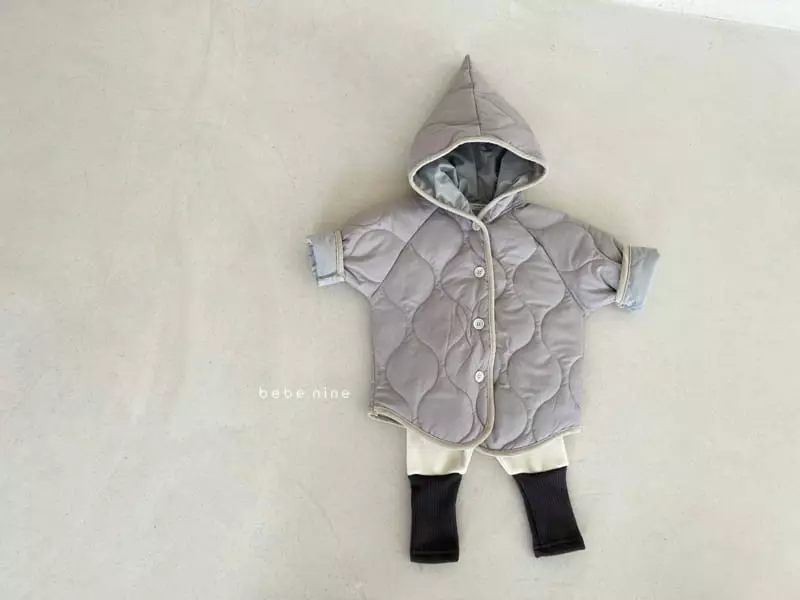 Bebe Nine - Korean Baby Fashion - #babylifestyle - Half Fleece Leggings - 10