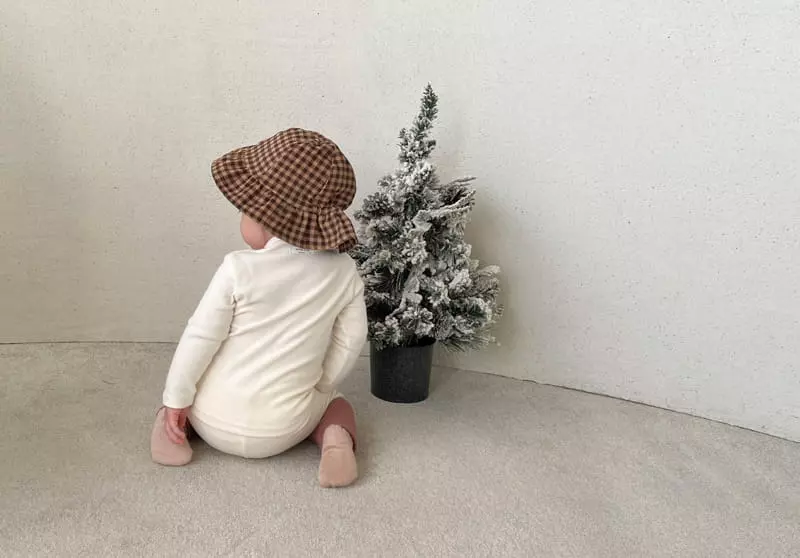 Bebe Nine - Korean Baby Fashion - #babyoutfit - bucket Hat Rib hat - 7