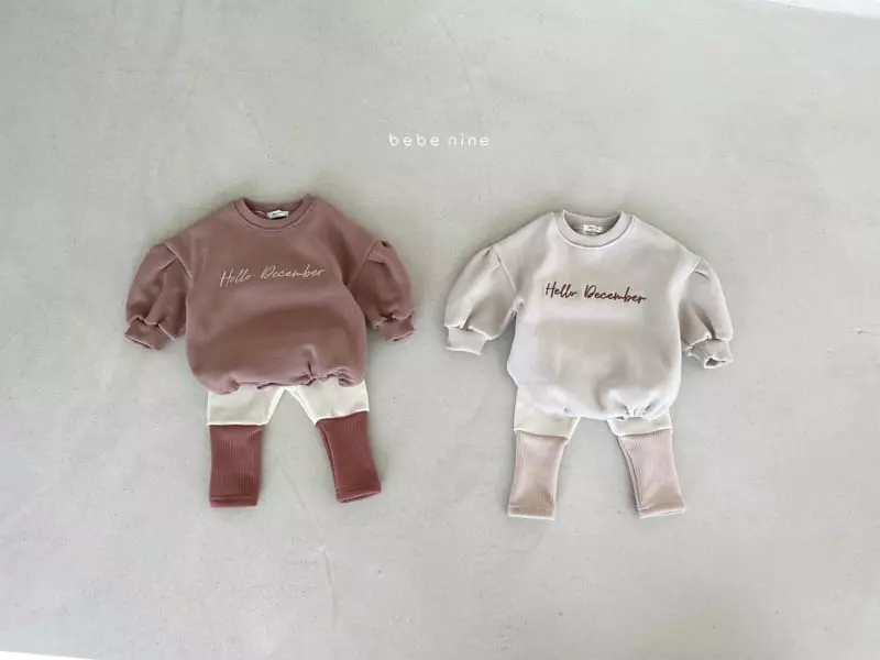 Bebe Nine - Korean Baby Fashion - #babyoutfit - December Bodysuit - 8