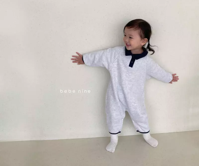 Bebe Nine - Korean Baby Fashion - #babywear - Collar Fleece Overalls - 3