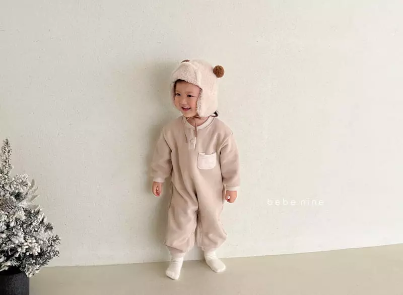 Bebe Nine - Korean Baby Fashion - #babywear - Pocker Fleece overalls - 2