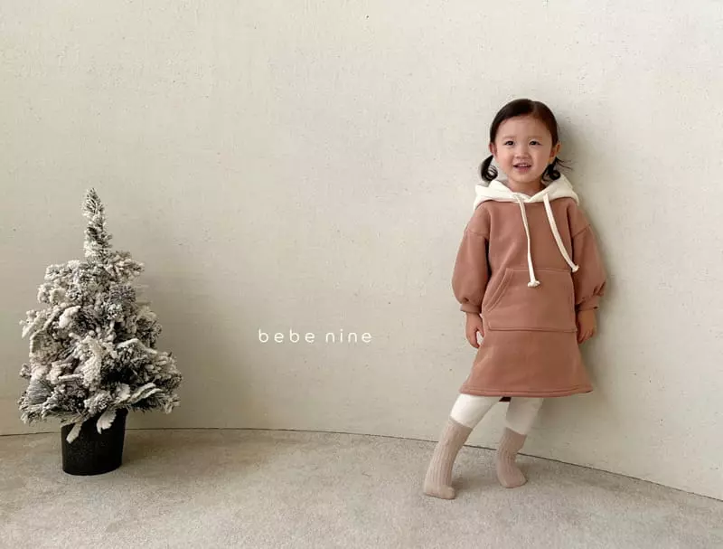 Bebe Nine - Korean Children Fashion - #childofig - Marlang Hoody One-piece - 2