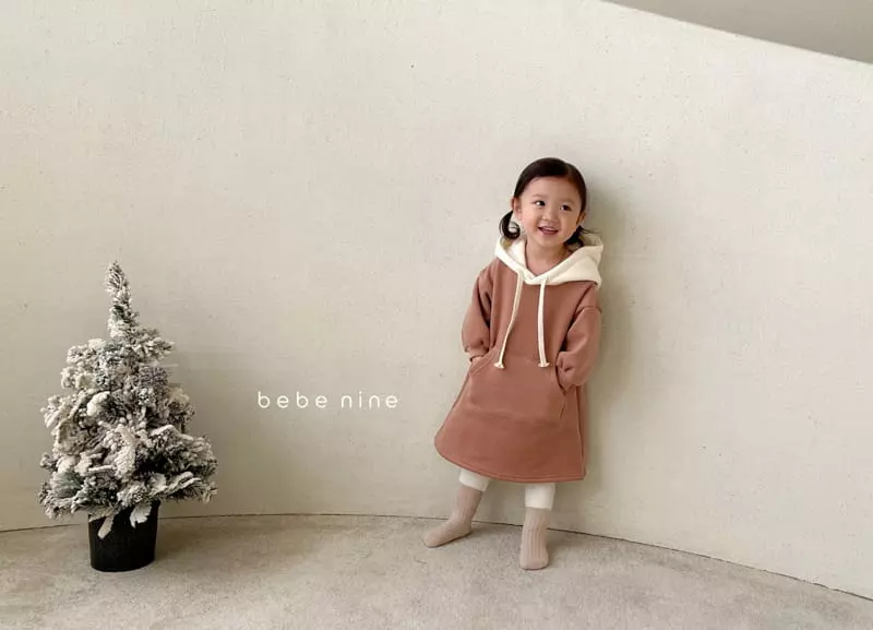 Bebe Nine - Korean Children Fashion - #childofig - Marlang Hoody One-piece - 3
