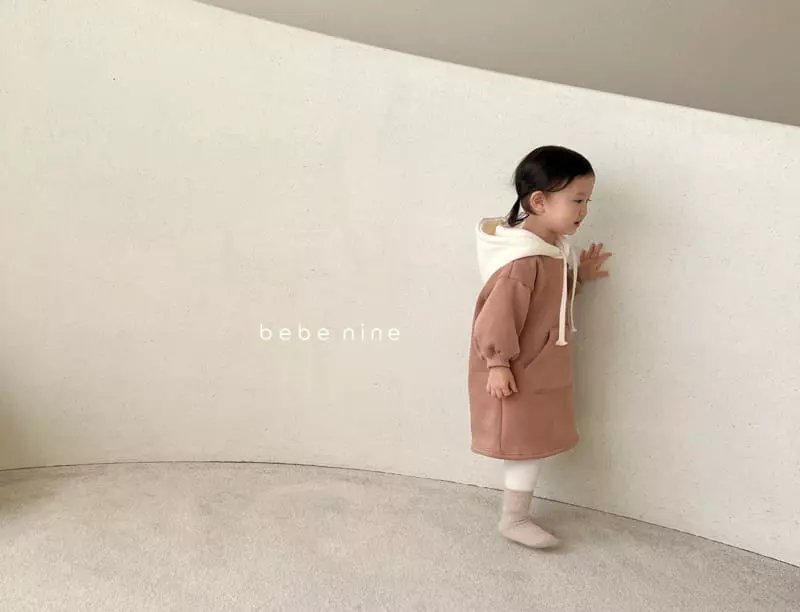 Bebe Nine - Korean Children Fashion - #childofig - Marlang Hoody One-piece - 4