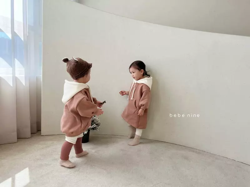 Bebe Nine - Korean Children Fashion - #designkidswear - Marlang Hoody One-piece - 5
