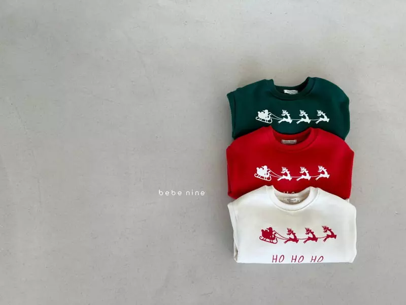 Bebe Nine - Korean Children Fashion - #magicofchildhood - Rudolf Fleece Sweatshirt - 2