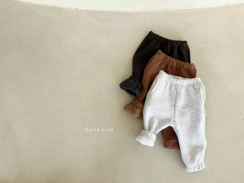 Bebe Nine - Korean Children Fashion - #minifashionista - Fleece Jogger Pants - 5